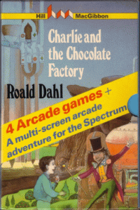 Charlie and the Chocolate Factory ZX Spectrum US box art